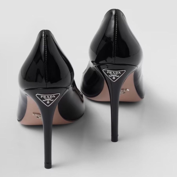 Prada Classic Patent Leather Stiletto Pumps - Picture 3 of 12